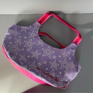 American Girl Canvas Purple Star Pink Tote Doll Carrier Overnight Bag Travel